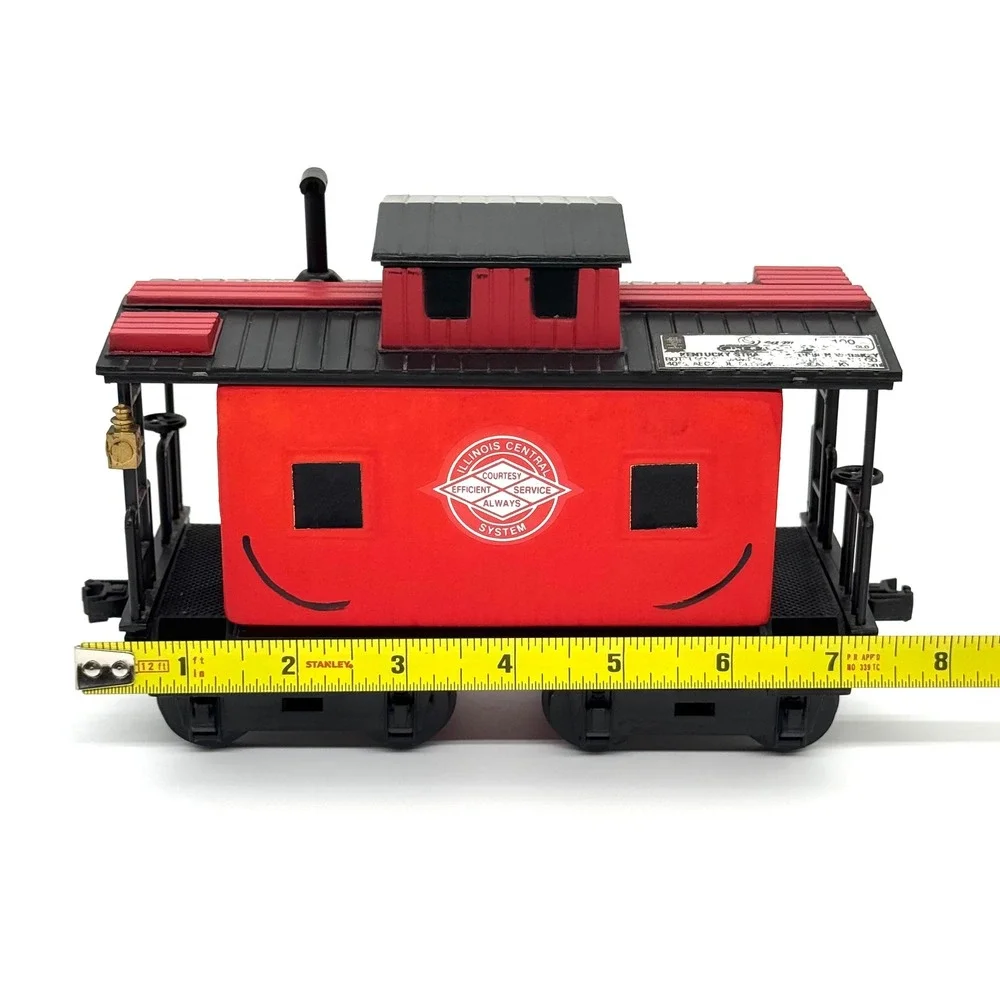 Jim Beam Casey Jones Caboose Empty Decanter Red Vintage Train Original Box